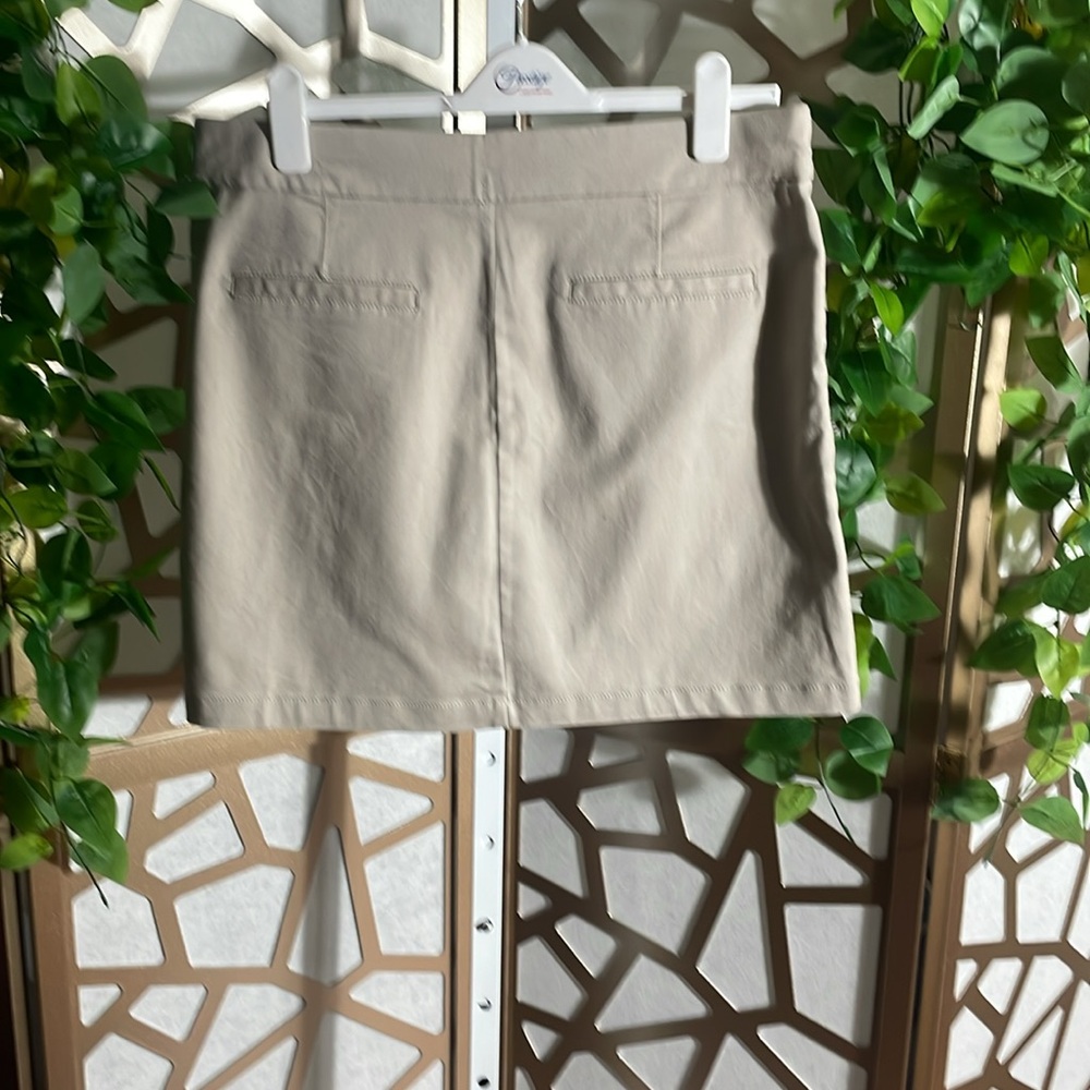 Chaps Skort, Khaki, L - Picture 2 of 5